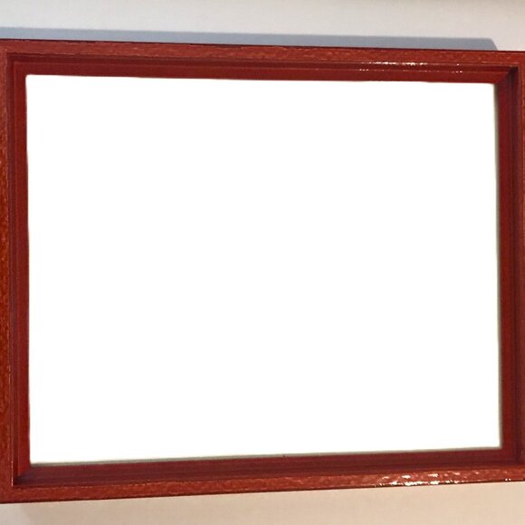 Vibrant Red Glossy Colorful Frame - Ready to Use - 8x10 - w/Hardware - New - Picture 14 of 15